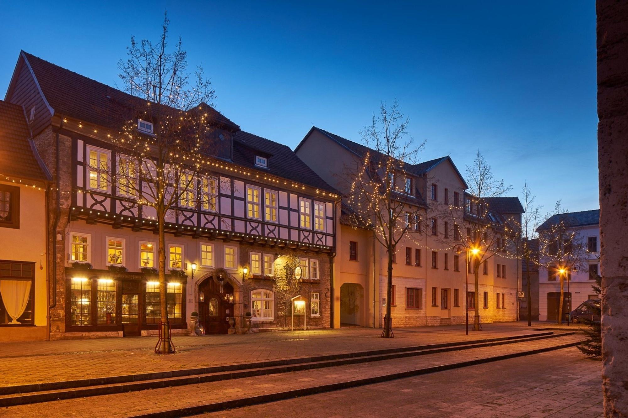 Отель Brauhaus Zum Loewen Мюльхаузен Экстерьер фото