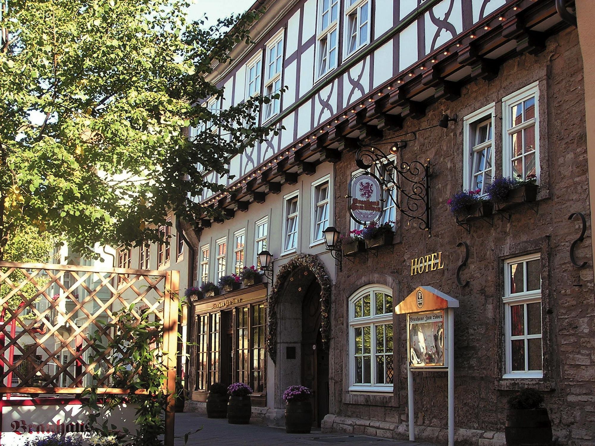 Отель Brauhaus Zum Loewen Мюльхаузен Экстерьер фото