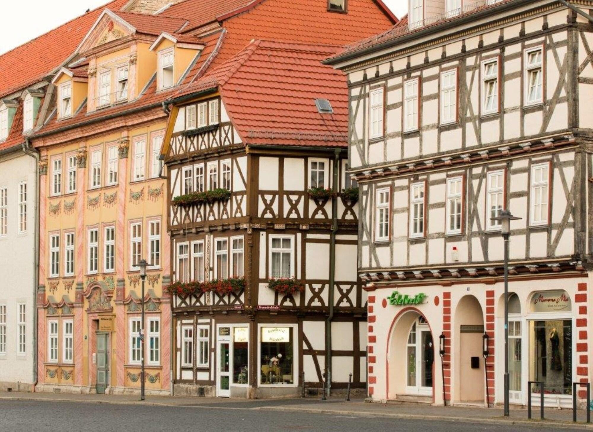 Отель Brauhaus Zum Loewen Мюльхаузен Экстерьер фото